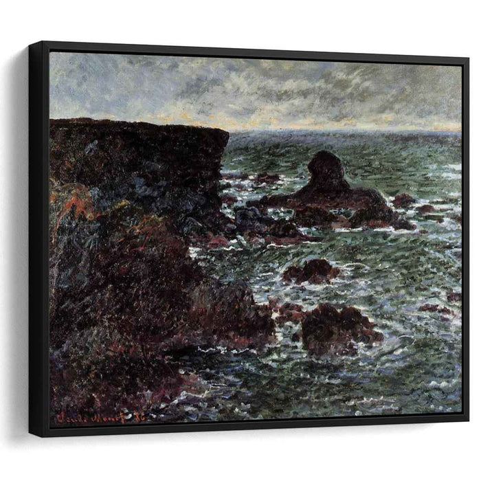 Rocky Coast and the Lion Rock, Belle-Ile by Claude Monet