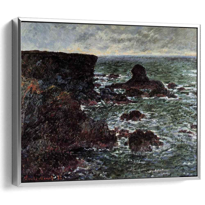 Rocky Coast and the Lion Rock, Belle-Ile by Claude Monet