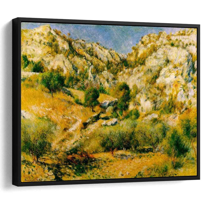 Rocky Craggs at l'Estaque (1882) by Pierre-Auguste Renoir