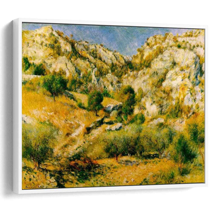 Rocky Craggs at l'Estaque (1882) by Pierre-Auguste Renoir