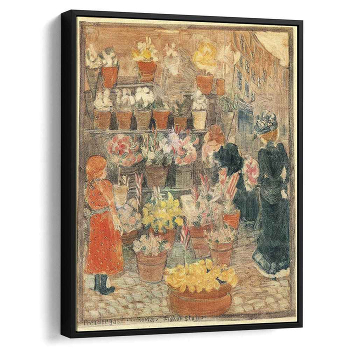 Roma Flower Stall (also known as Flower Stall or Roman Flower Stall) (1899) by Maurice Prendergast