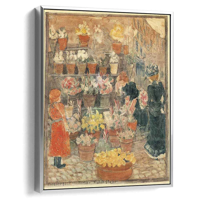 Roma Flower Stall (also known as Flower Stall or Roman Flower Stall) (1899) by Maurice Prendergast