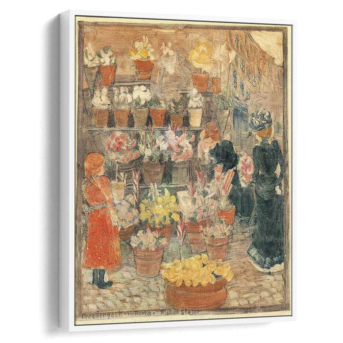 Roma Flower Stall (also known as Flower Stall or Roman Flower Stall) (1899) by Maurice Prendergast