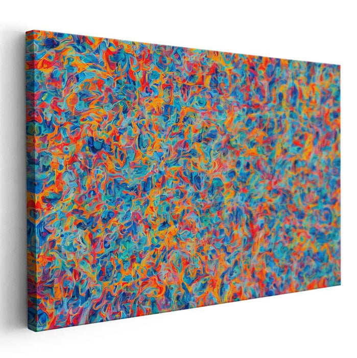 Psychedelic Dream: Mesmerizing Abstract Expressionist Canvas Art