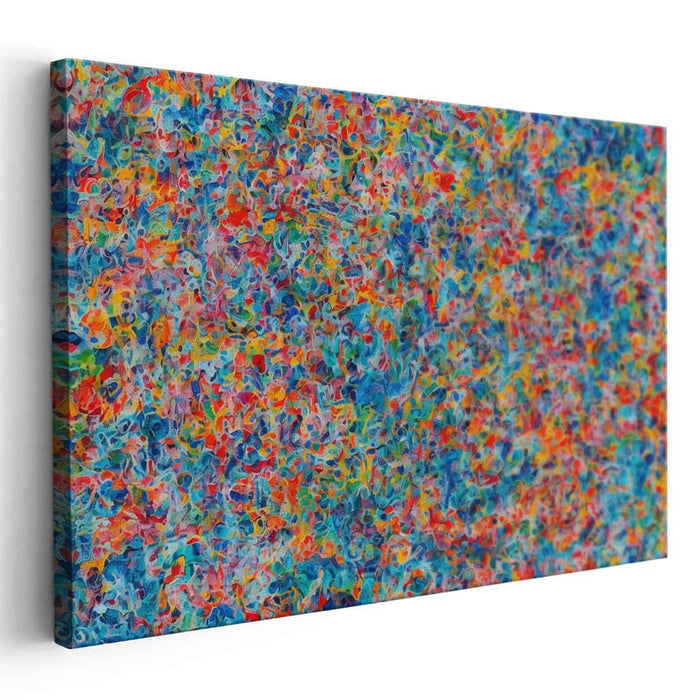 Ethereal Chaos Mirage: Dynamic Abstract Expressionism Canvas Art