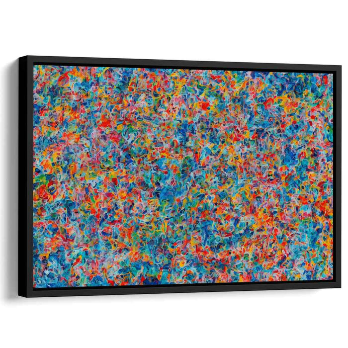 Ethereal Chaos Mirage: Dynamic Abstract Expressionism Canvas Art