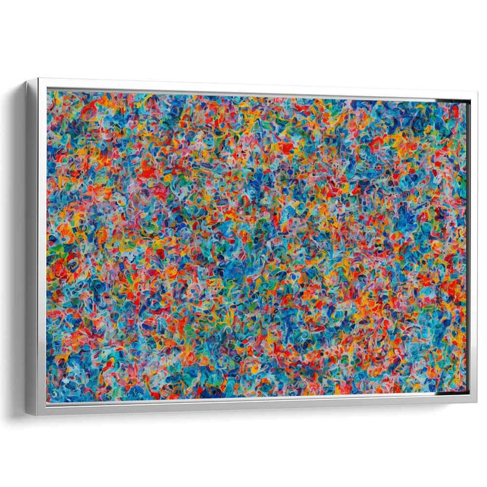 Ethereal Chaos Mirage: Dynamic Abstract Expressionism Canvas Art