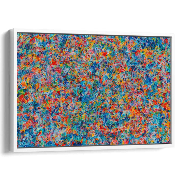 Ethereal Chaos Mirage: Dynamic Abstract Expressionism Canvas Art