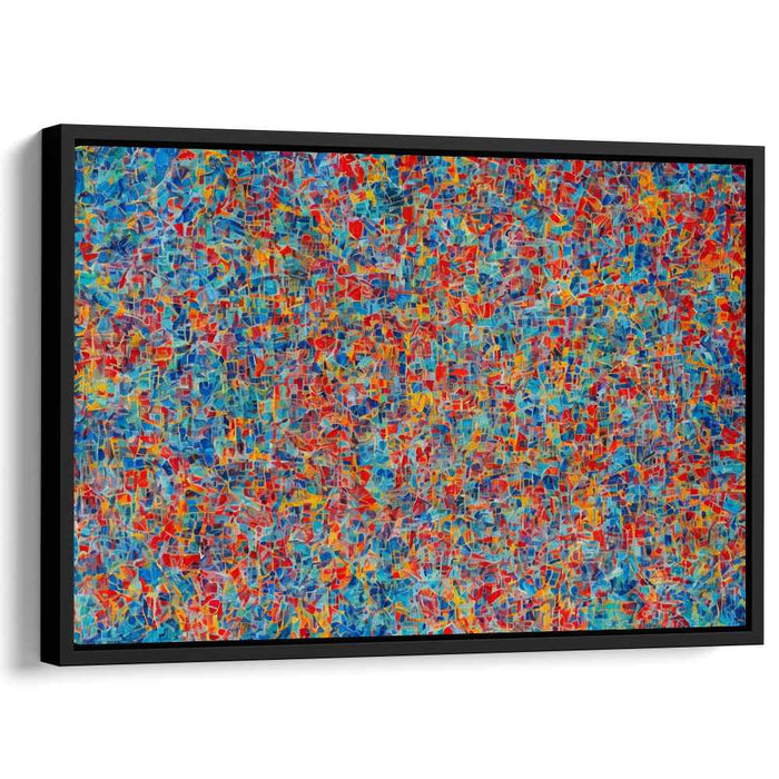 Color Symphony Canvas Art Print: Abstract Expressionist Color Symphony Canvas Art Print