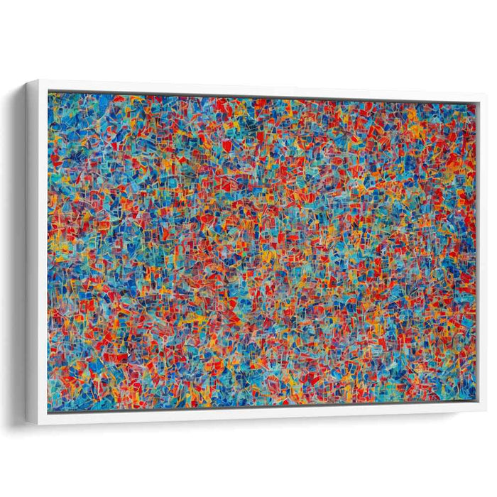 Color Symphony Canvas Art Print: Abstract Expressionist Color Symphony Canvas Art Print