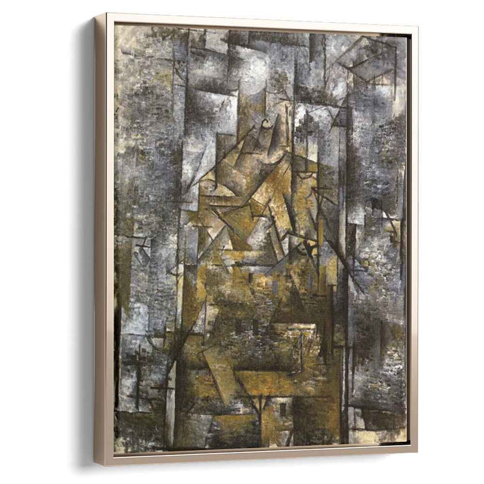 Rooftops at Ceret (1911) by Georges Braque