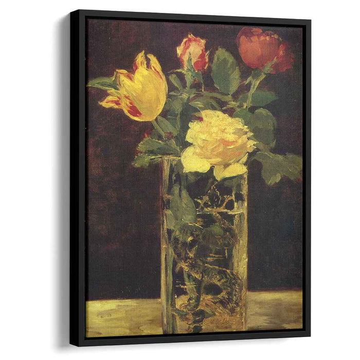 Rose and tulip (1882) by Edouard Manet