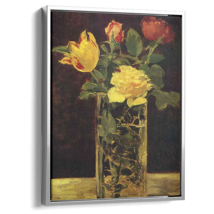 Rose and tulip (1882) by Edouard Manet