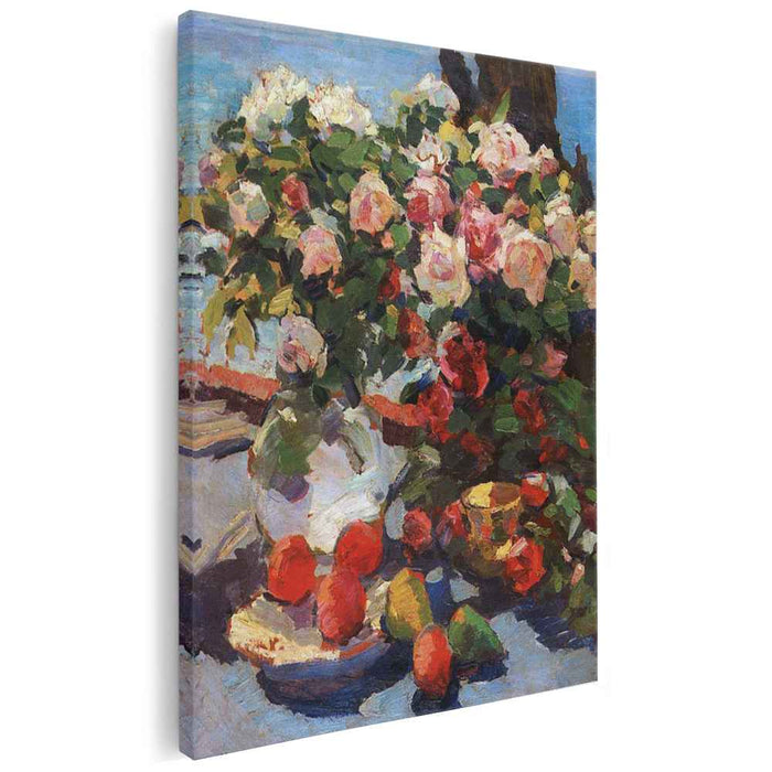 Roses and Fruit (1917) by Konstantin Korovin