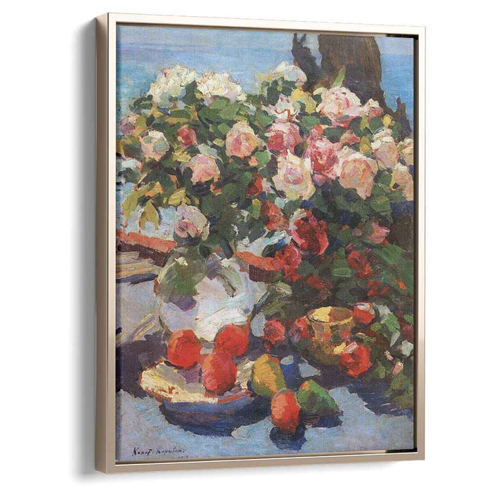 Roses and Fruit (1917) by Konstantin Korovin