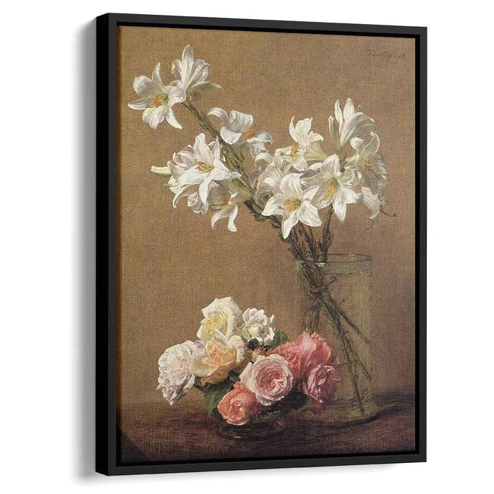 Roses and Lilies (1888) by Henri Fantin-Latour