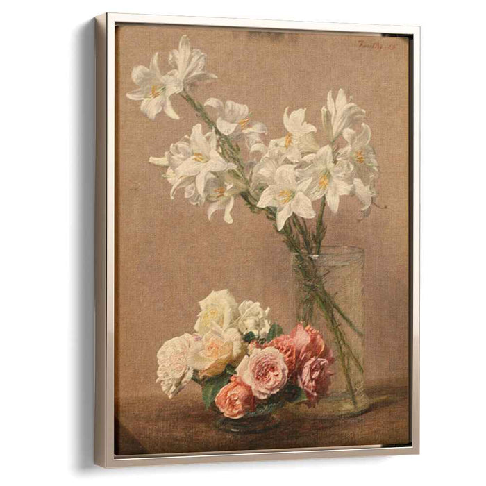 Roses and Lilies by Henri Fantin-Latour