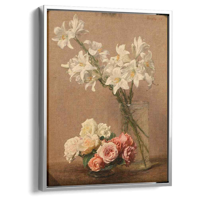 Roses and Lilies by Henri Fantin-Latour