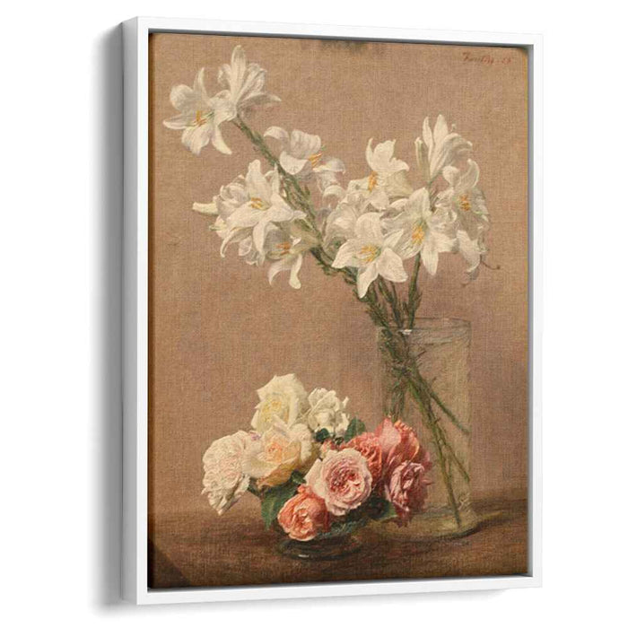 Roses and Lilies by Henri Fantin-Latour