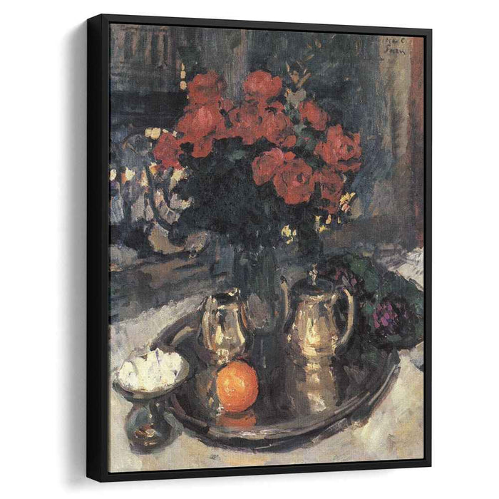 Roses and violets (1912) by Konstantin Korovin