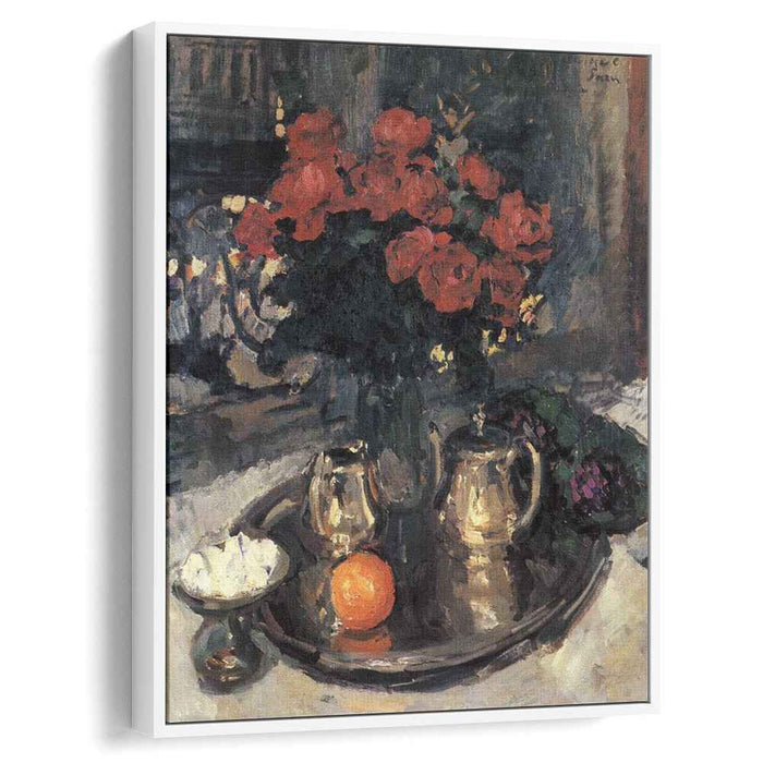 Roses and violets (1912) by Konstantin Korovin