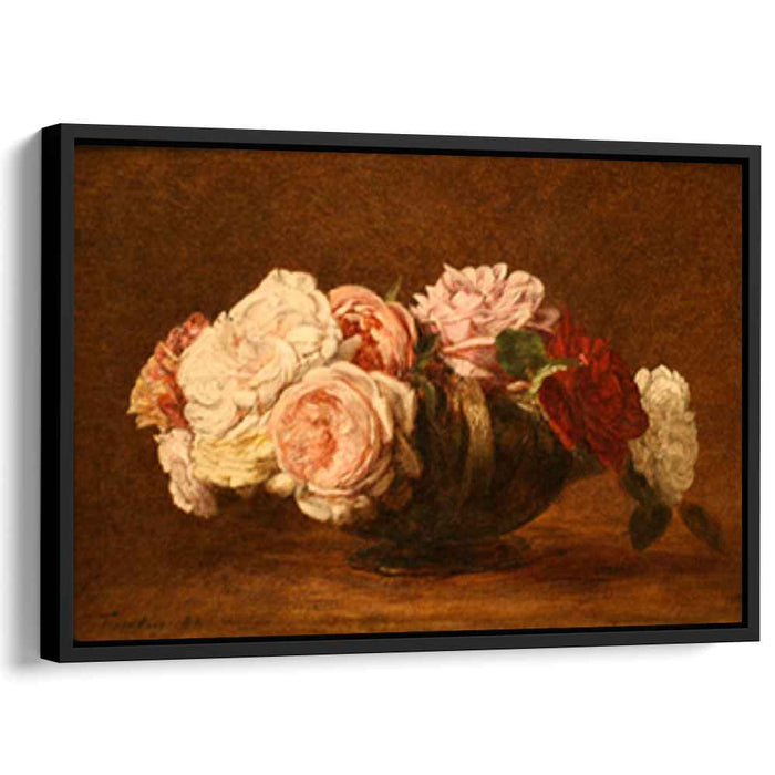 Roses in a Bowl (1883) by Henri Fantin-Latour
