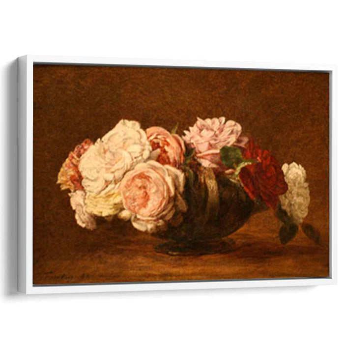 Roses in a Bowl (1883) by Henri Fantin-Latour