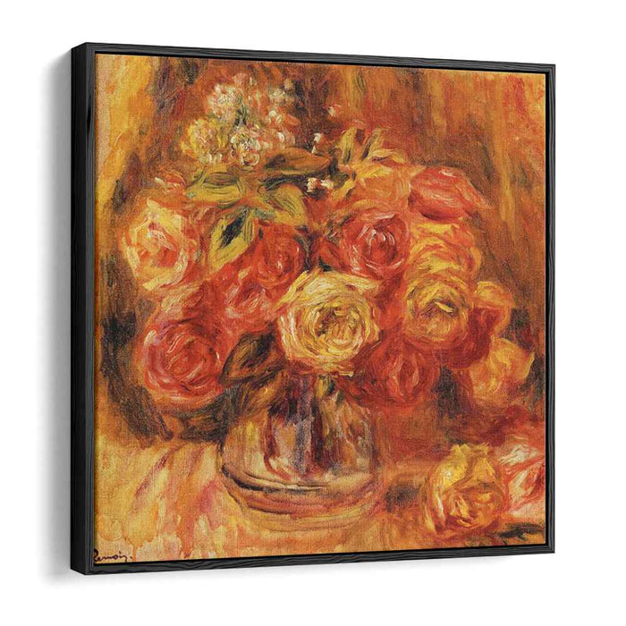 Roses in a Vase (1912) by Pierre-Auguste Renoir