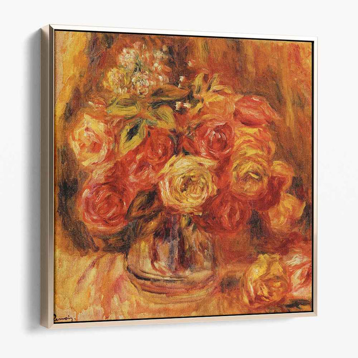 Roses in a Vase (1912) by Pierre-Auguste Renoir