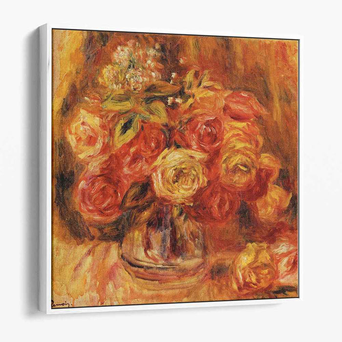Roses in a Vase (1912) by Pierre-Auguste Renoir