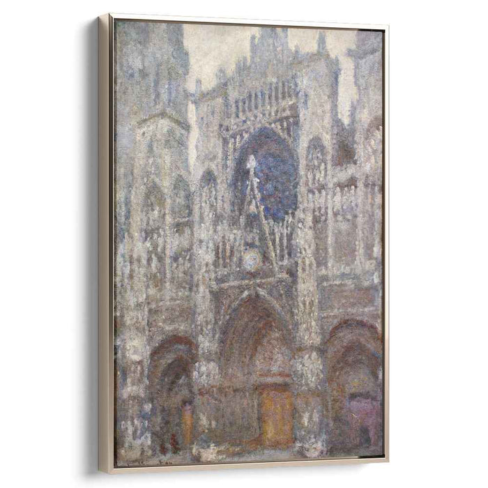 Rouen Cathedral, Grey Weather by Claude Monet