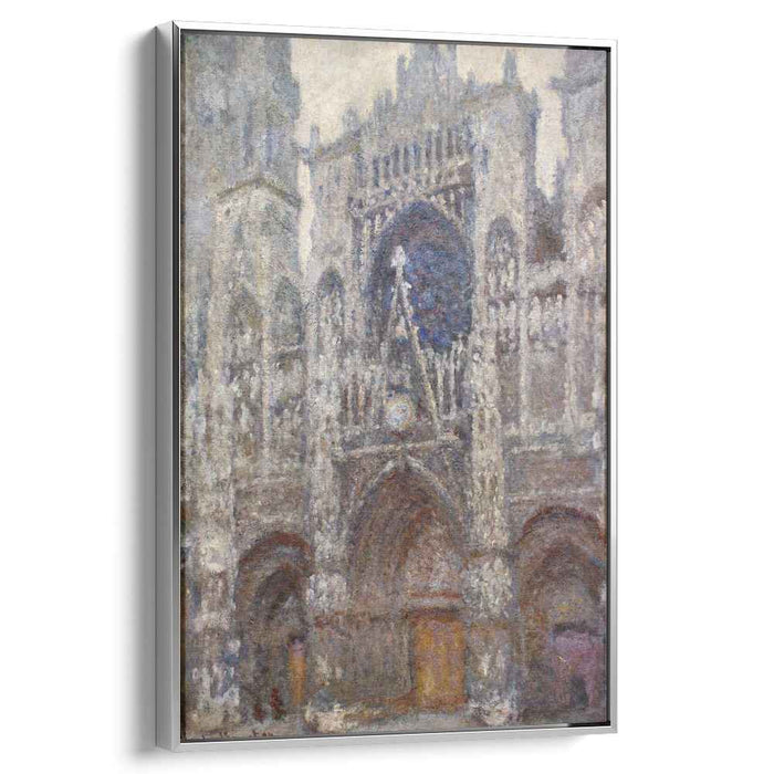 Rouen Cathedral, Grey Weather by Claude Monet