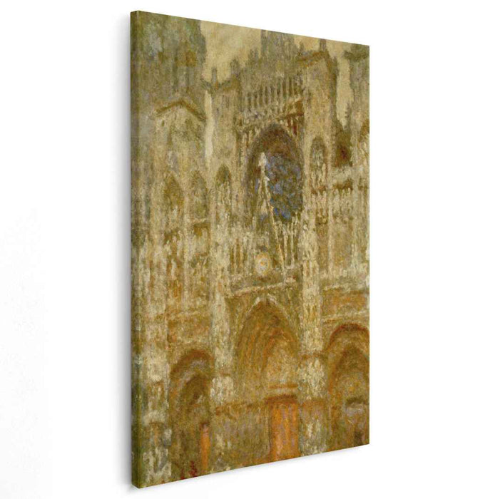 Rouen Cathedral,The Gate, Grey Weather by Claude Monet