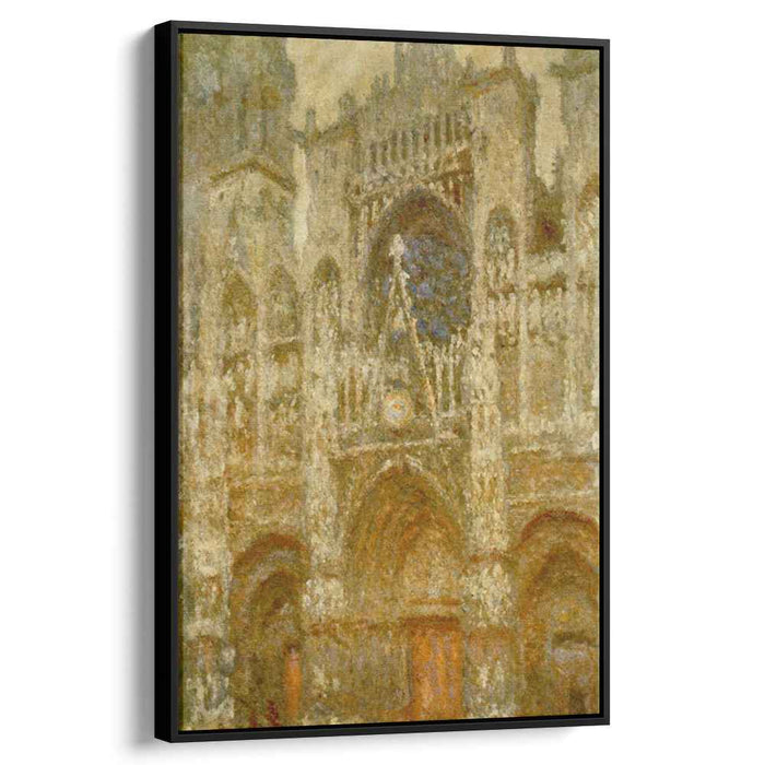 Rouen Cathedral,The Gate, Grey Weather by Claude Monet