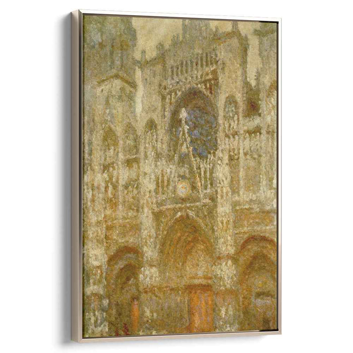Rouen Cathedral,The Gate, Grey Weather by Claude Monet