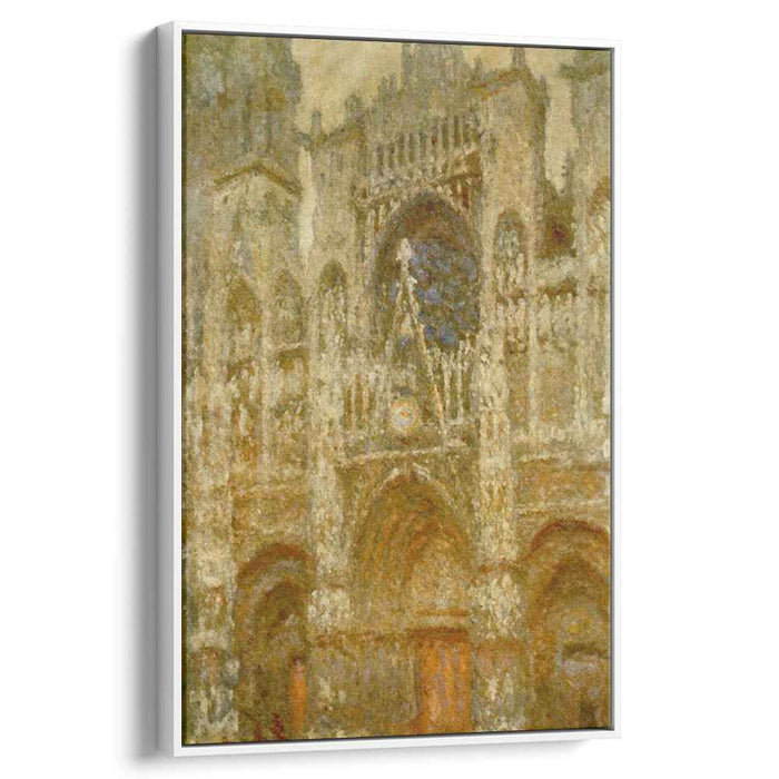 Rouen Cathedral,The Gate, Grey Weather by Claude Monet