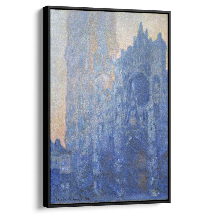 Rouen Cathedral Façade and Tour d'Albane (Morning Effect) (1894) by Claude Monet