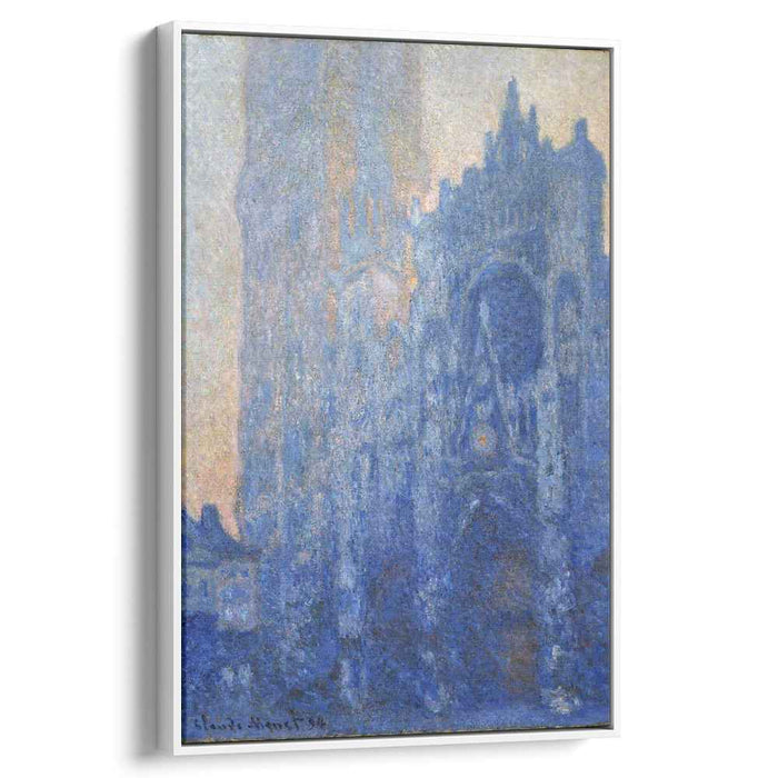 Rouen Cathedral Façade and Tour d'Albane (Morning Effect) (1894) by Claude Monet