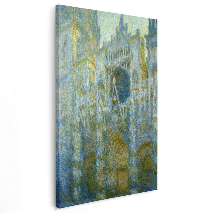 Rouen Cathedral, West Facade, Noon by Claude Monet