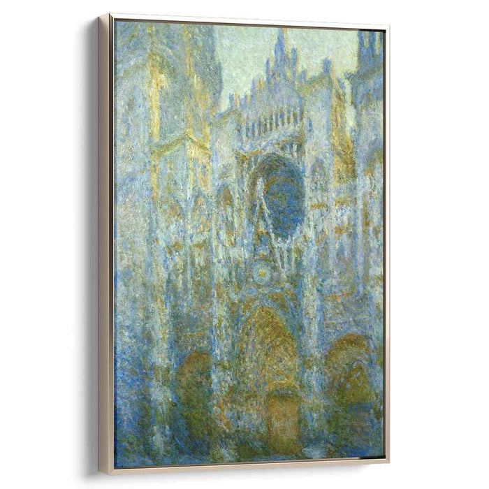 Rouen Cathedral, West Facade, Noon by Claude Monet