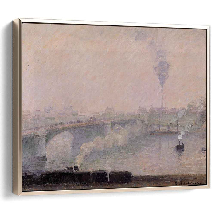 Rouen, Fog Effect by Camille Pissarro