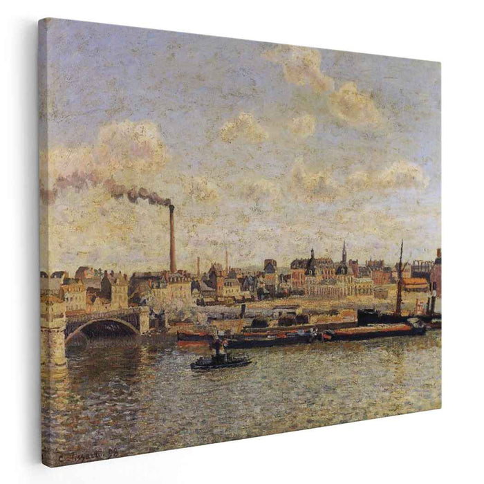 Rouen, Saint Sever, Afternoon by Camille Pissarro