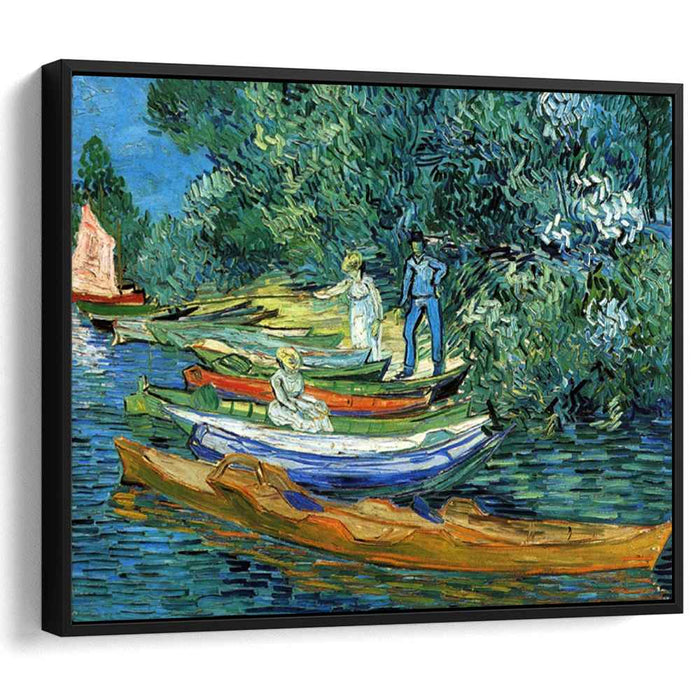 Rowing Boats on the Banks of the Oise at Auvers (1890) by Vincent van Gogh