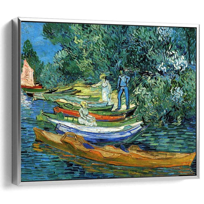 Rowing Boats on the Banks of the Oise at Auvers (1890) by Vincent van Gogh