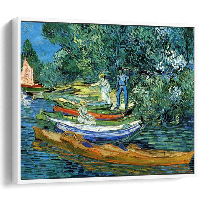 Rowing Boats on the Banks of the Oise at Auvers (1890) by Vincent van Gogh