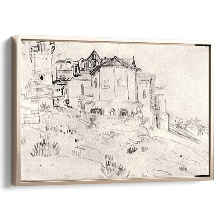 Ruins of Montmajour (1888) by Vincent van Gogh