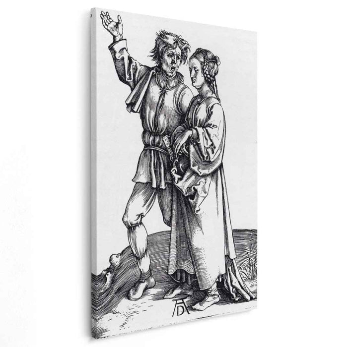 Rustic Couple (1497) by Albrecht Durer