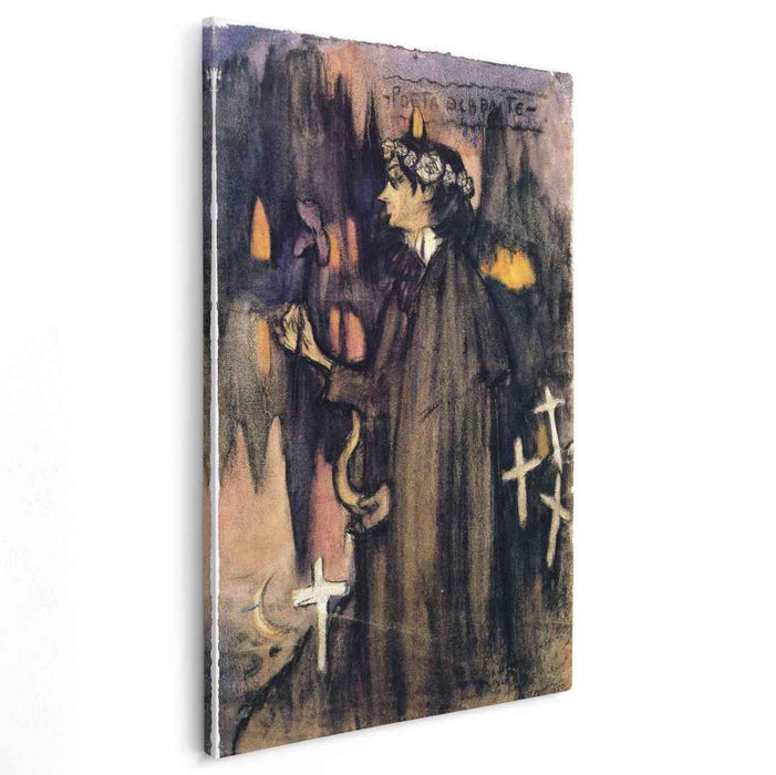 Sabartes as decadent poet (1900) by Pablo Picasso