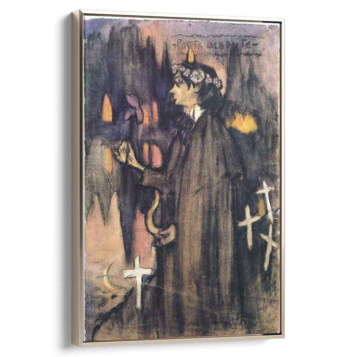 Sabartes as decadent poet (1900) by Pablo Picasso