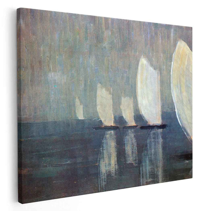 Sailing boats (1906) by Mikalojus Konstantinas Ciurlionis